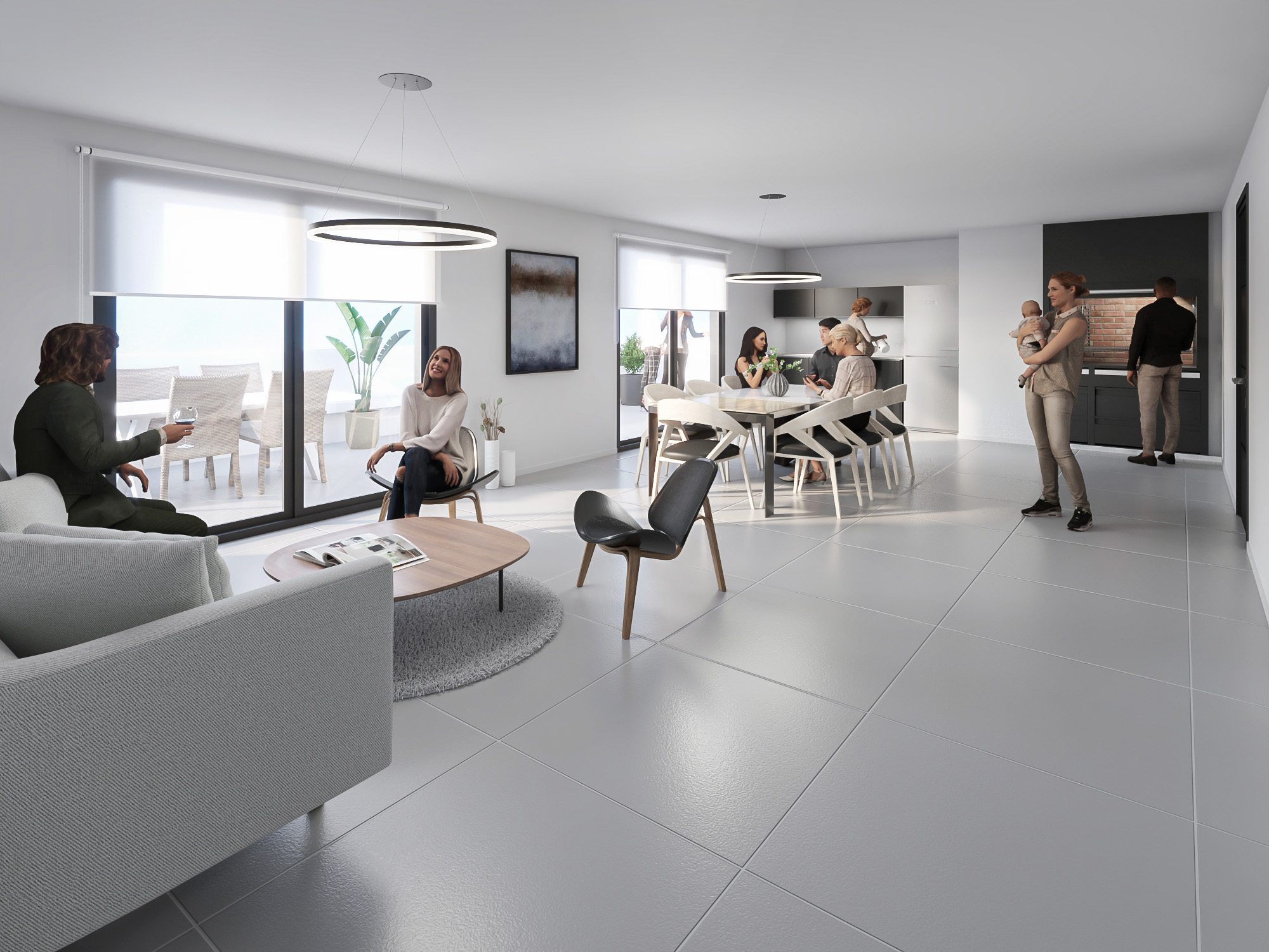 Torres Mundra, barbacoa