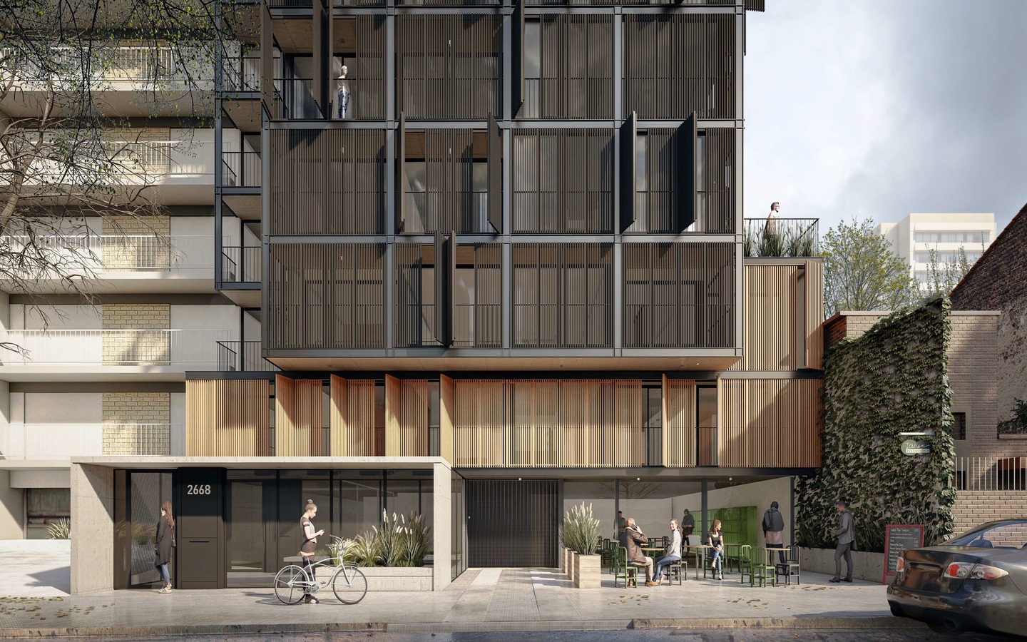 Uy Solano, fachada ingreso