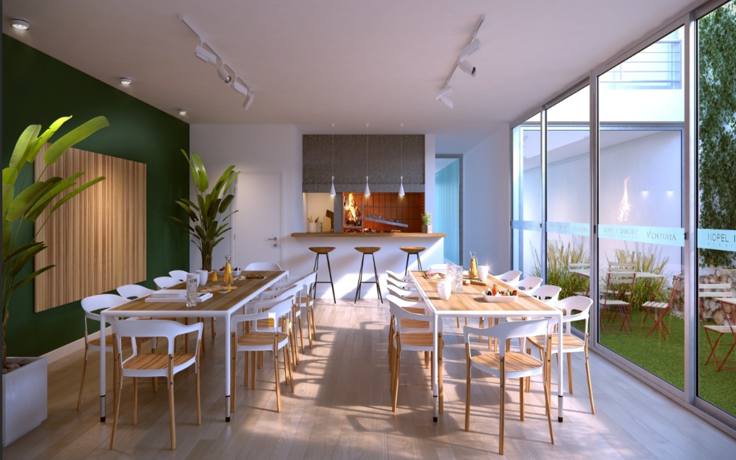 Ventura Tres Cruces II, barbacoa