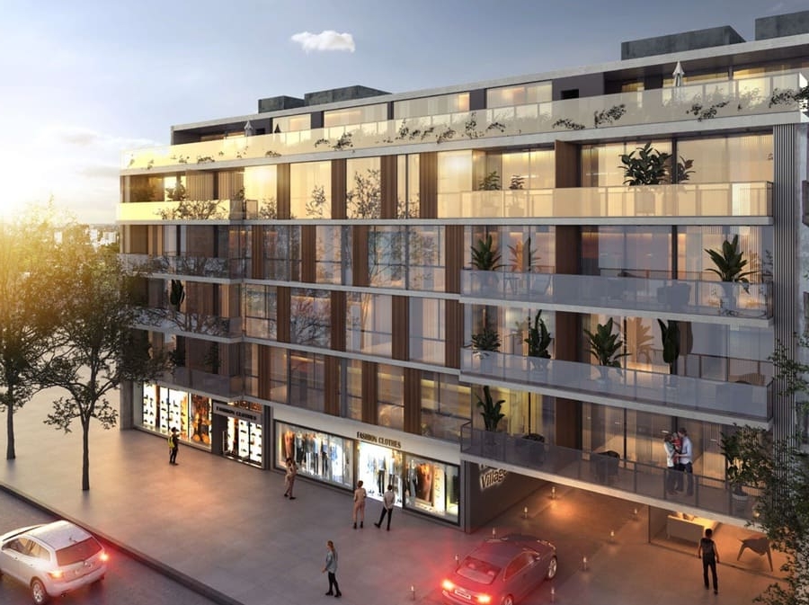 Urban Port III, fachada