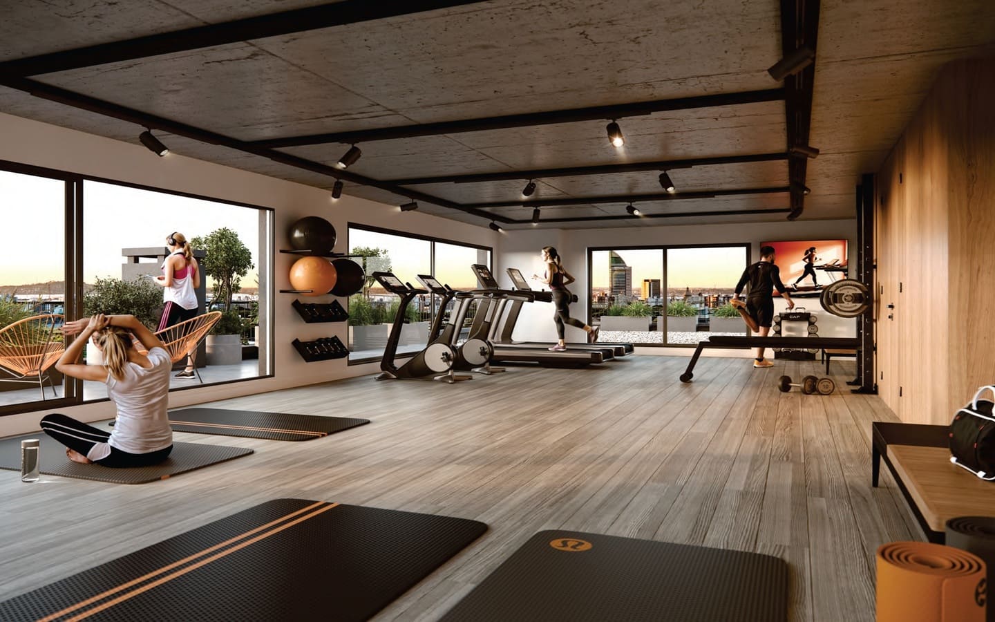 City Homes, gym CITY HOMES