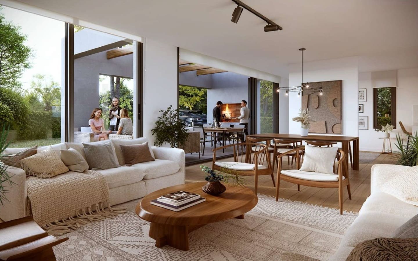 Jardines del Polo, interior