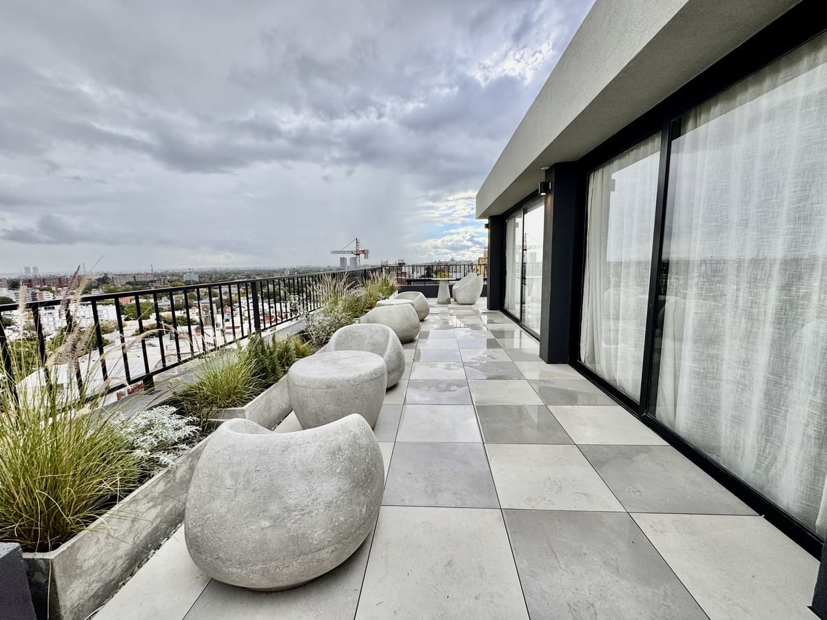 Ventura Nórdico, terraza