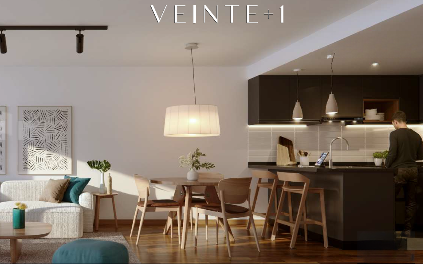 Veinte+1, interior Veinte+1, interior