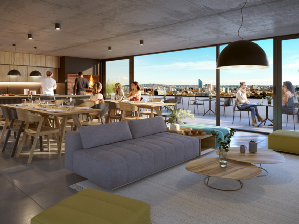 HUB BY BLOCK, 1 dormitorio con terraza, orientado al norte