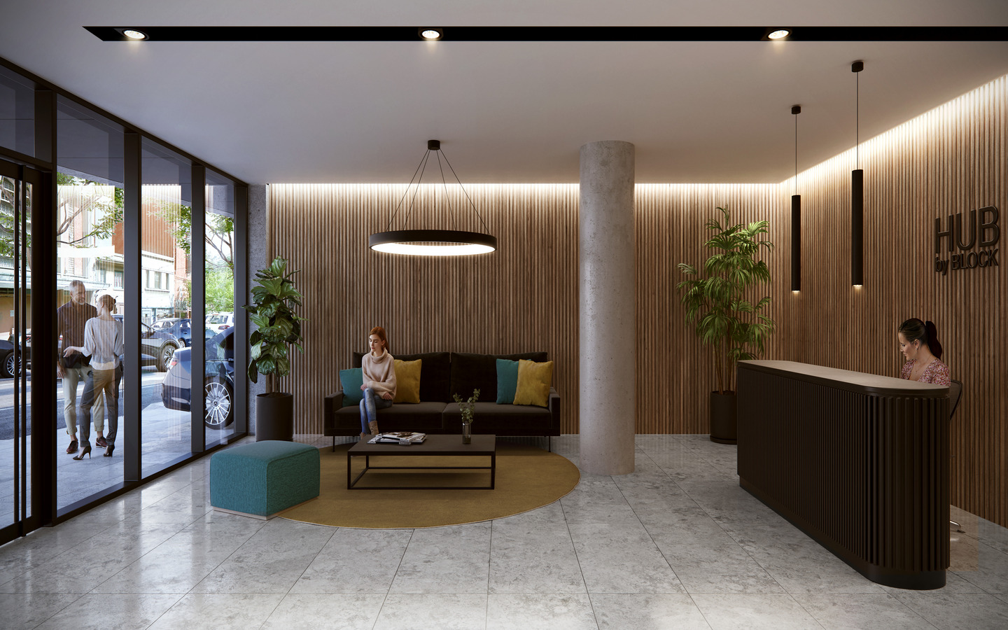 Hub By Block, ingreso HUB BY BLOCK, 1 dormitorio con terraza, orientado al norte