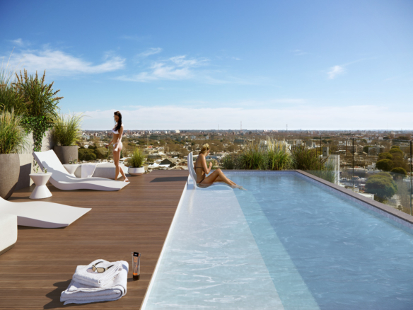HUB BY BLOCK, Monoambiente con terraza, orientado al norte